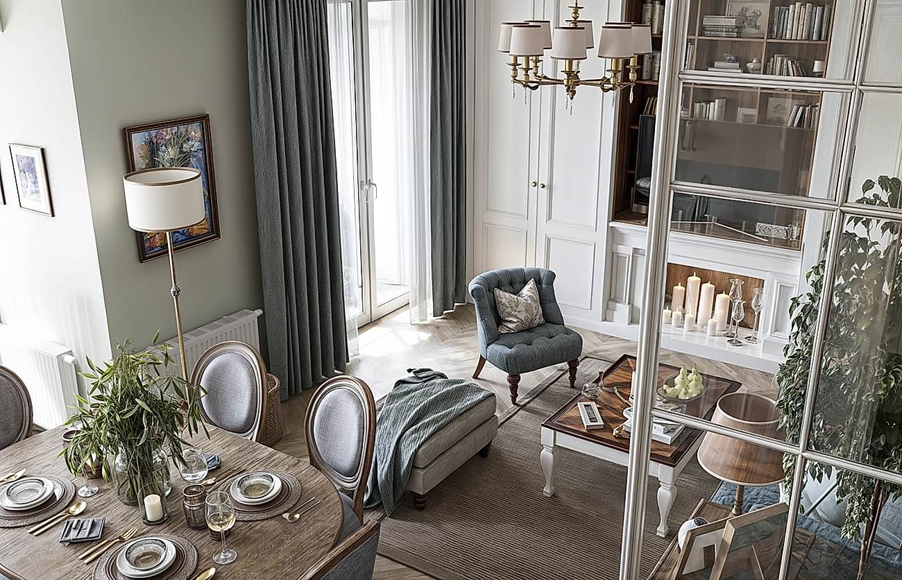 A Timeless Nest: Studio in Soft Classic Elegance