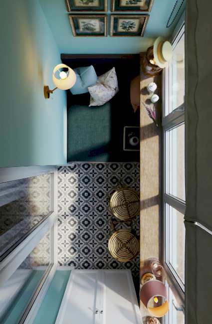 Dream studio for a beautiful woman porch